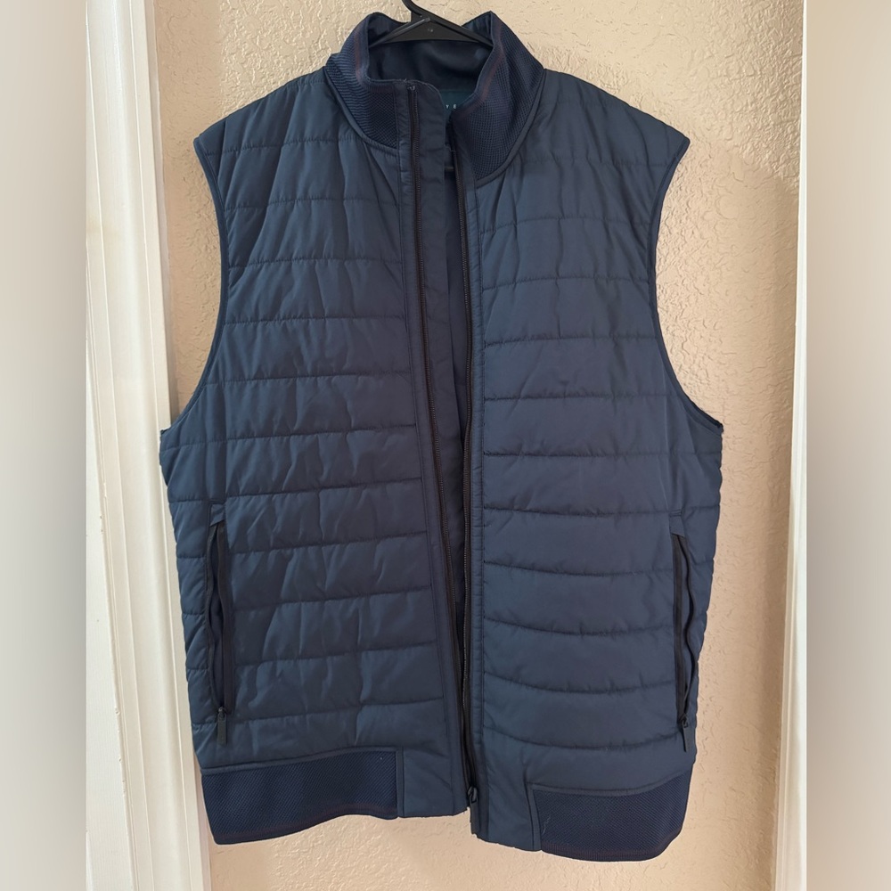 Perry Ellis | Men's Navy Quilted Vest